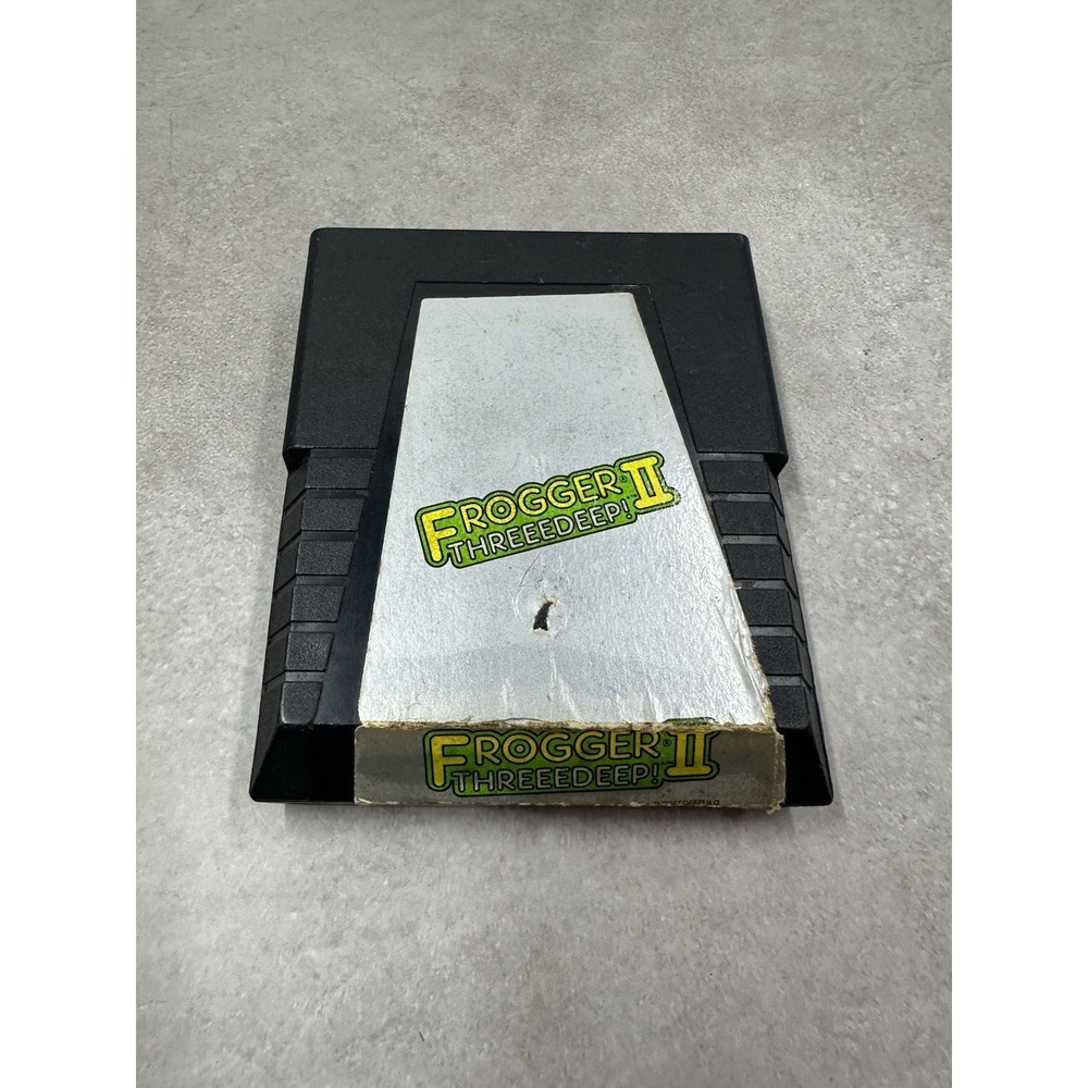 Frogger II: Threedeep Atari 2600 Game Cartridge - Tested + Working